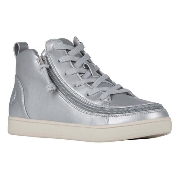 BILLY adaptive silvers sneaker lace mid top size 7 NWT - Picture 10 of 16